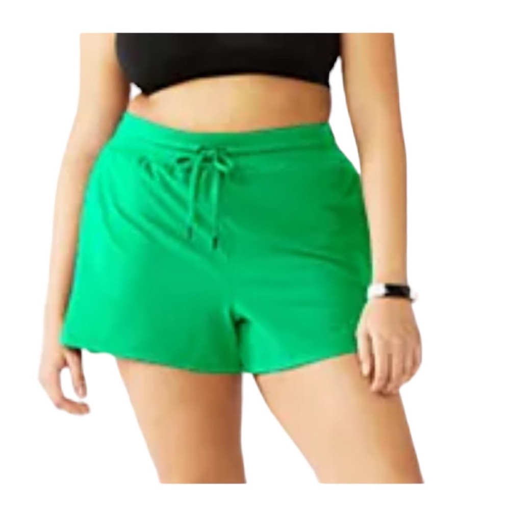 Plus Size Tek Gear® Essential Mid Rise, Drawstring Shorts, Soft Jersey , Size 3X